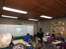skypegesprek met de klas vanuit Antarctica