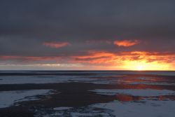Antarctic sunset