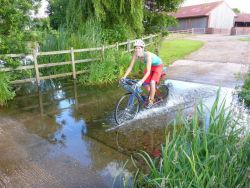 Anna Belcher cycles to UK Antarctic Science Conference