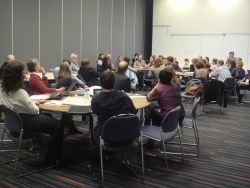 Polar educators assembling during one of their meetings