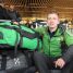Koen Meirlaen avec ses bagages à l'aéroport de Zaventem, prêt à partir à la station PEA.