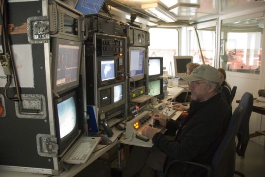 ROV's control room