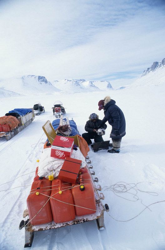 Entre Clide river et Pond Inlet, Terre de Baffin