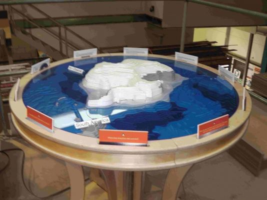 Antarctic puzzle with ice sheets