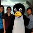 A penguin drops by to meet UK Polar Network scientists