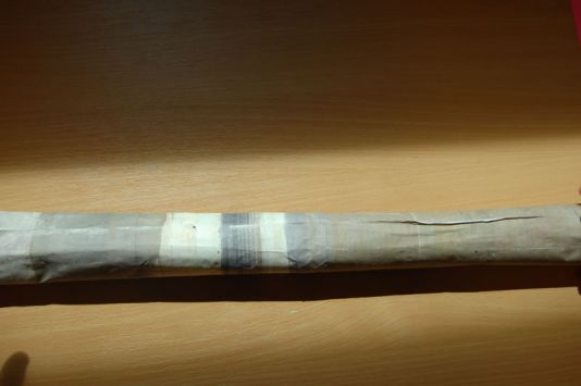 Self-made sediment core