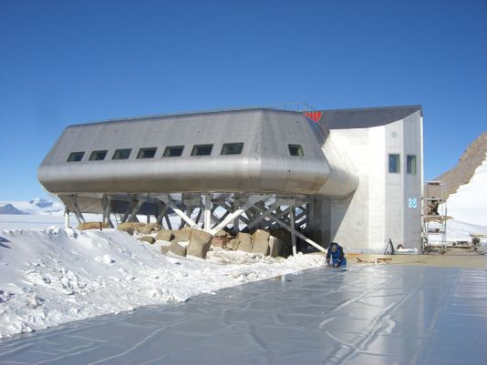 Station at the end of the first construction phase