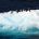 Zeilen over het ijs op Antarctica
