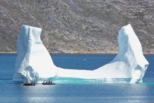 You can never grow tired of the icebergs.
