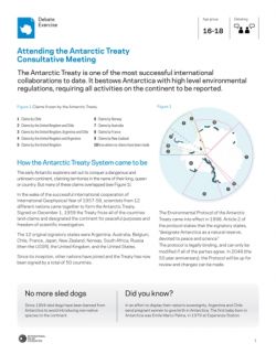 Students learn about the Antarctic Treaty System