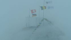 Tempête à la station